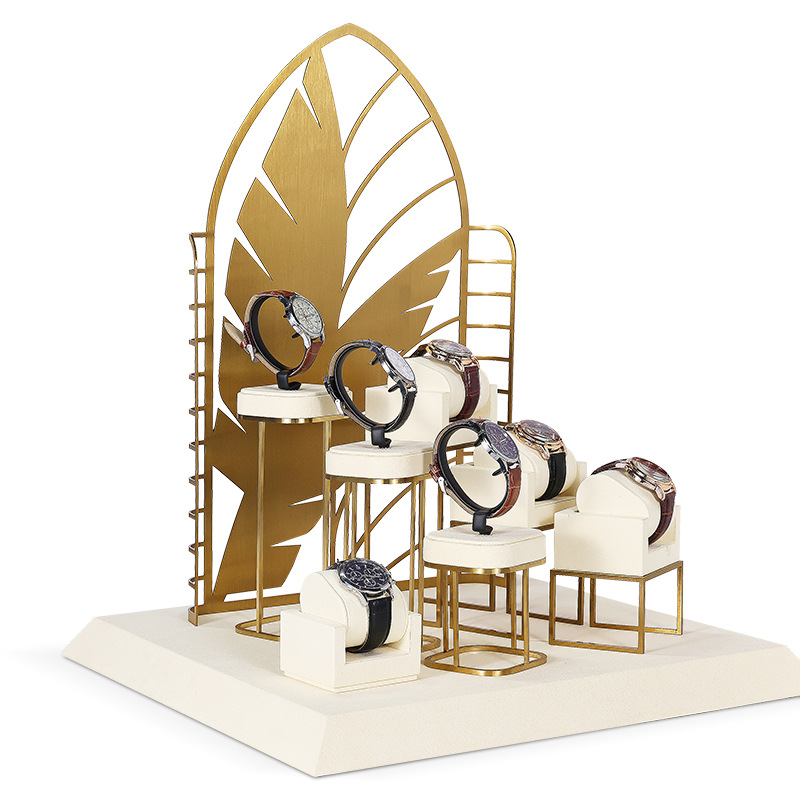 Metal Watch display props for vitrine 