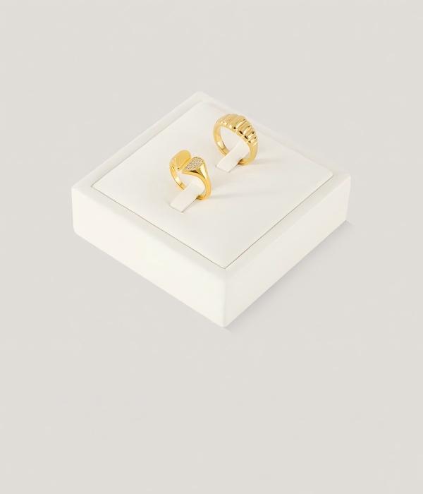 2-rings stand, shop jewelry display blocks